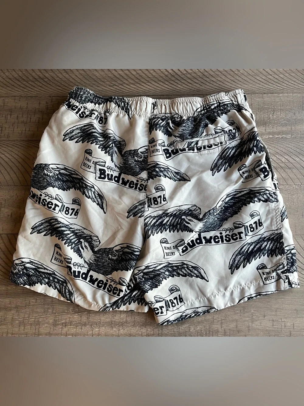 PacSun Budweiser Swim Trunks Men’s Size Medium Summer Vacation Party